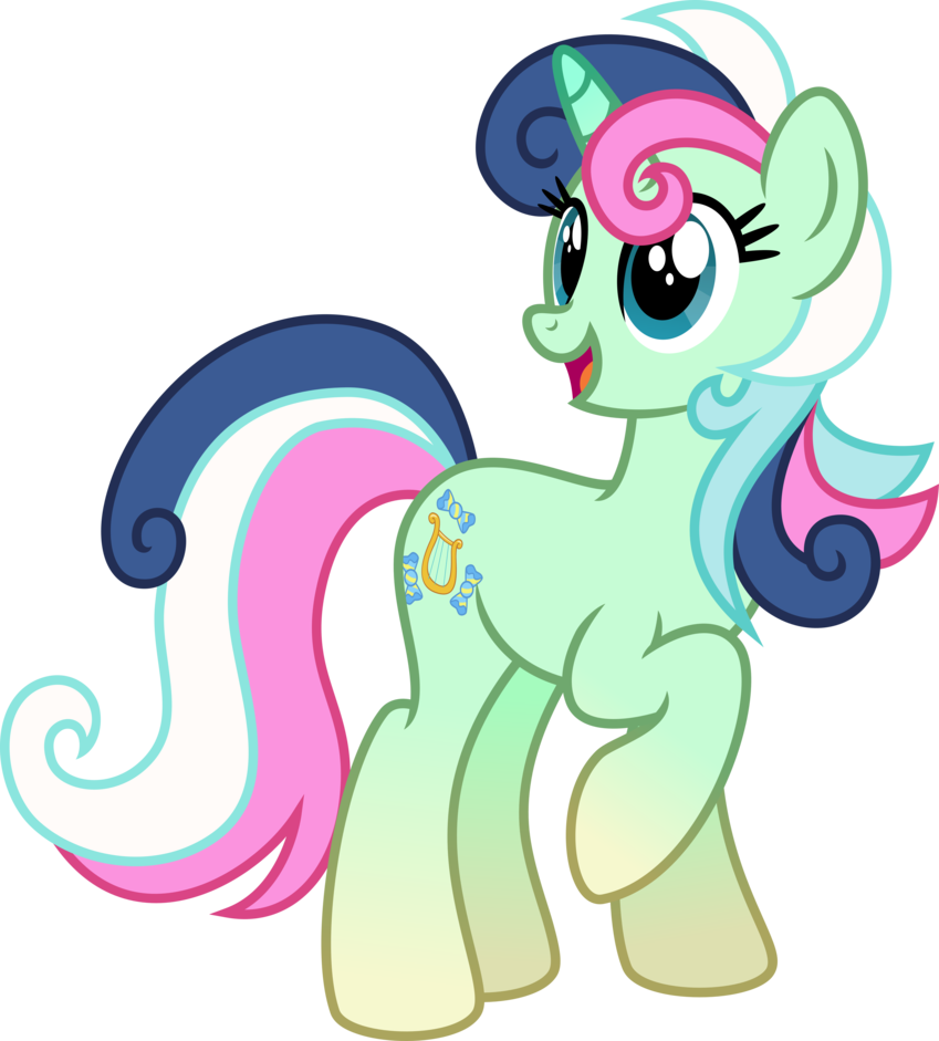 Fusion Of Lyra And Bon Bon By Osipush - Lyra And Bonbon Mlp (849x941)