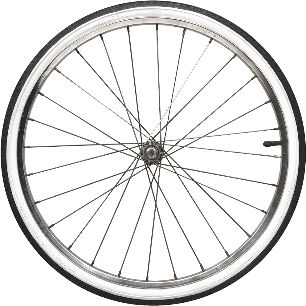 Vintage Bike Wheel Drawing - Vintage Bicycle Wheel Png (1000x1000)