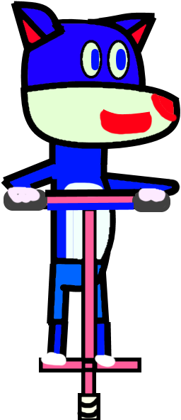 Hyper On Pogo Stick By Autonorush-gt - Hyper On Pogo Stick By Autonorush-gt (355x594)