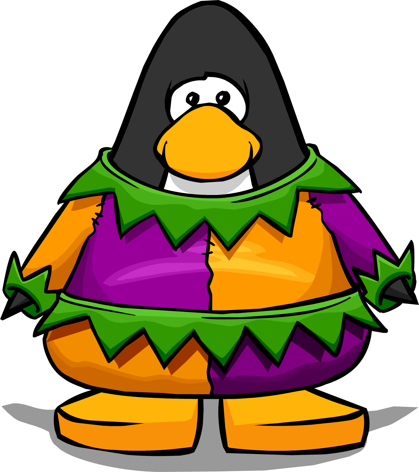Court Jester From A Player Card - Club Penguin Bling Bling Necklace (1380x1554)