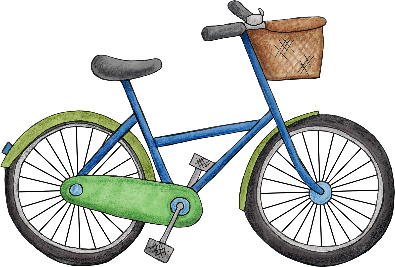 Bicycles, Bike Clipart Images Free Download Pictures - Hero Bicycle For Girls (1600x1085)