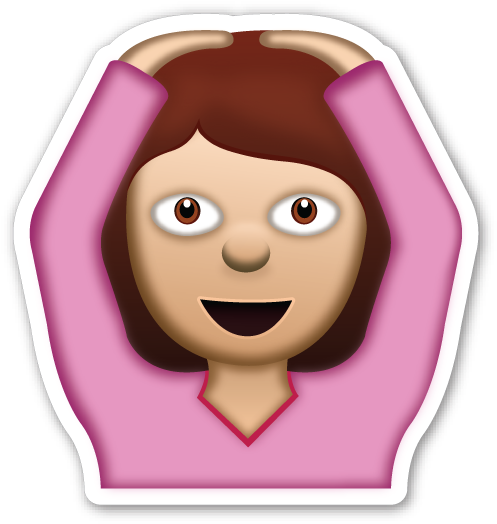 Face With Ok Gesture - Face With Ok Gesture Emoticon Emoji Pillow Case Cover (501x530)