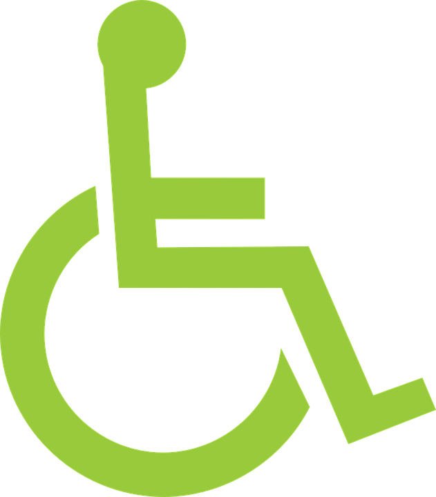 Mini Golf Clipart 17, - Wheelchair Symbol (631x720)