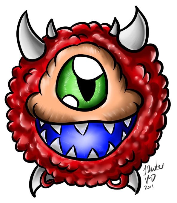 Isn't It Just The Cutest Little Cacodemon You've Ever - Doom Kawaii (700x700)