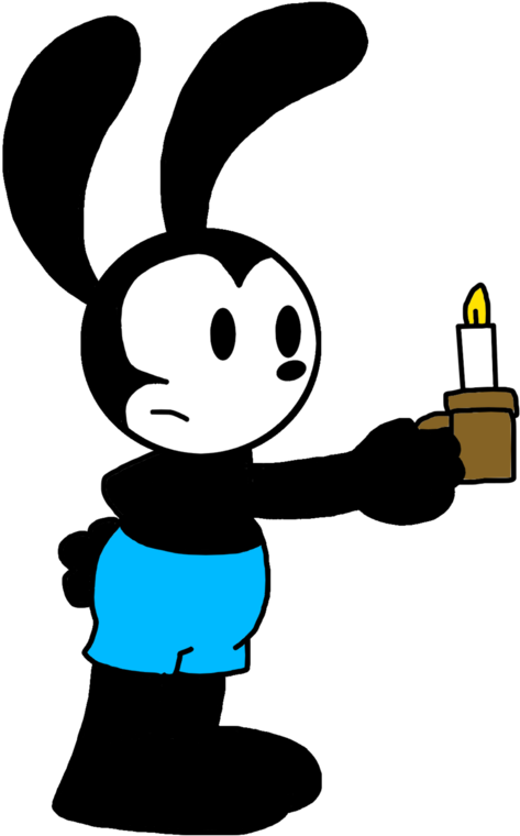 Oswald Holding A Candle By Marcospower1996 - Cartoon (894x894)