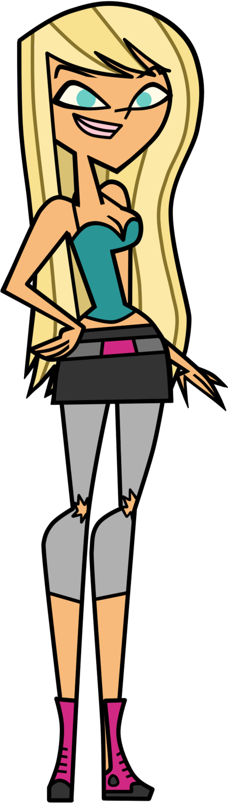 Kourtnie - Total Drama My Characters (468x1704)