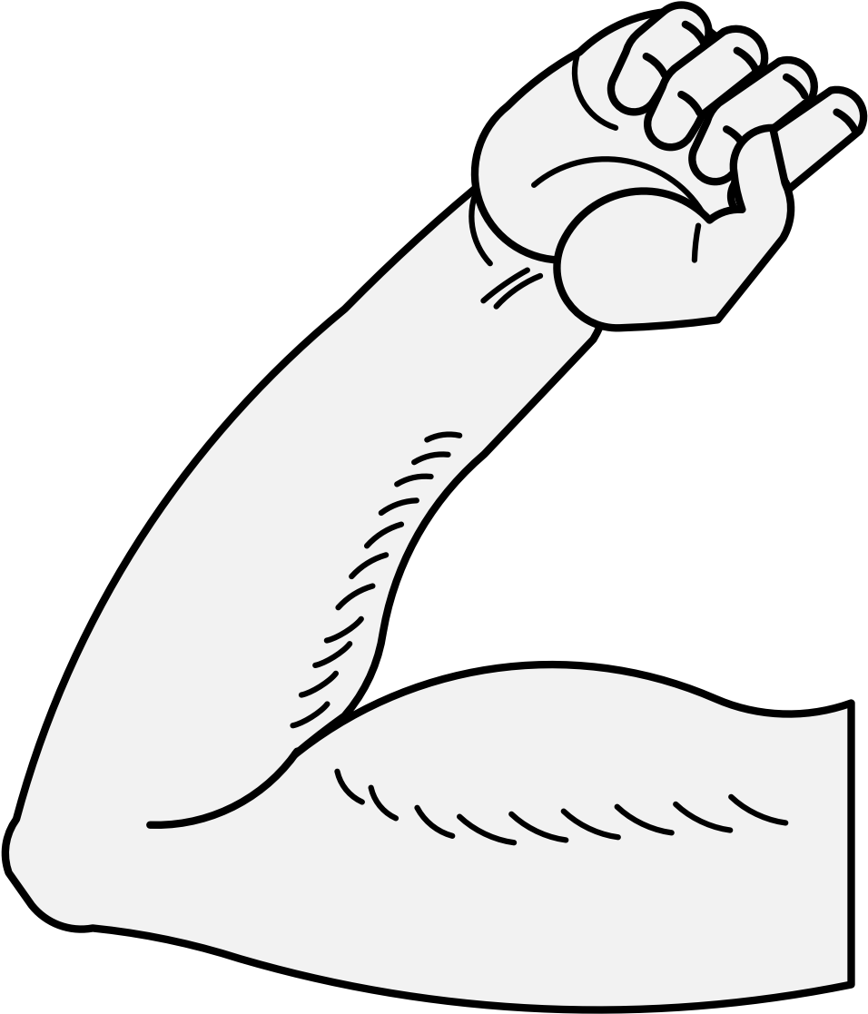 Arm Embowed - Illustration (975x1130)