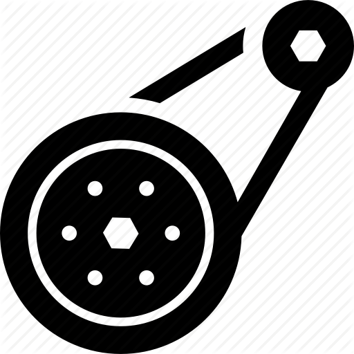 Motor Spares - Car Belt Icon (512x512)