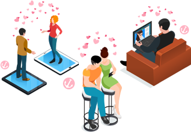 Your Search, But 40pluslove Helps - Illustration (430x380)