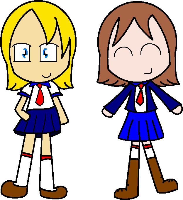 Fra And Fifi School Uniform By Suzzie456 - Hinh Anh Tieng Anh (688x695)