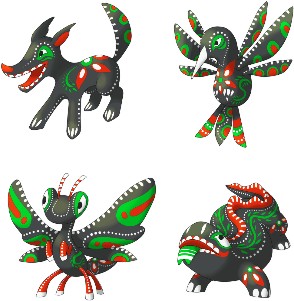 View Collection - Alebrije Pokemon (1024x1024)