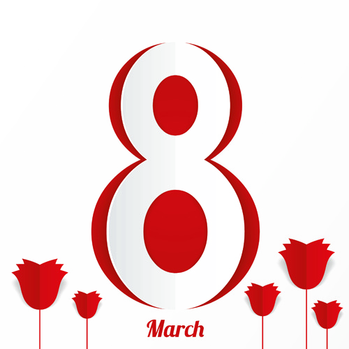 8 March Background Png Image - 8 March International Women's Day (500x500)