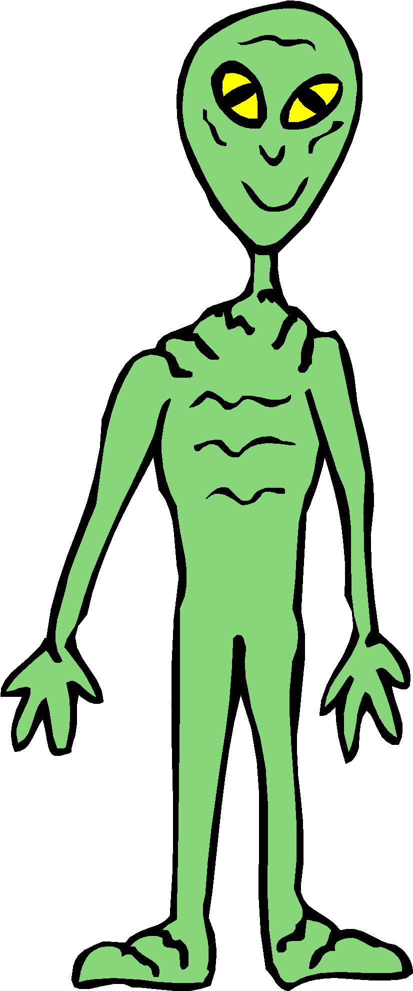 Do You Think Aliens Are Likely To Be More Or Less Intelligent - Cartoon Show (868x2145)