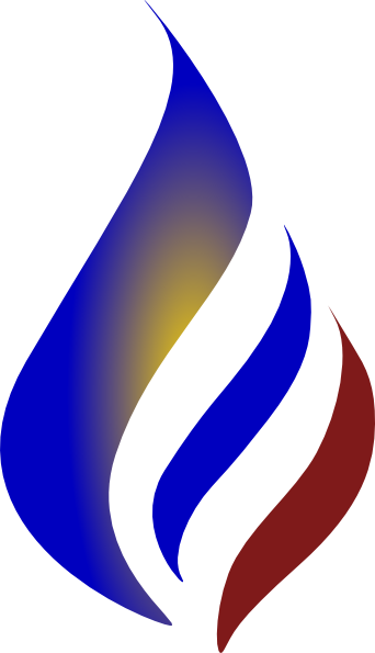 Blue Flames Clipart Download - Arc Clipart (342x595)