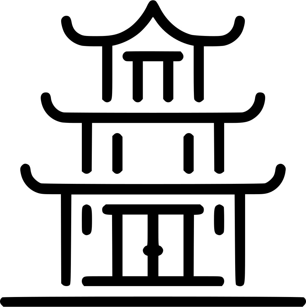 Buddhist Temple Comments - Asian Temple Icon (980x982)