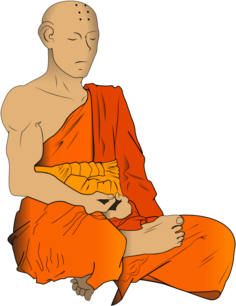 Buddhist Monk By Shad0wwatcher - Bhikkhu (795x1004)