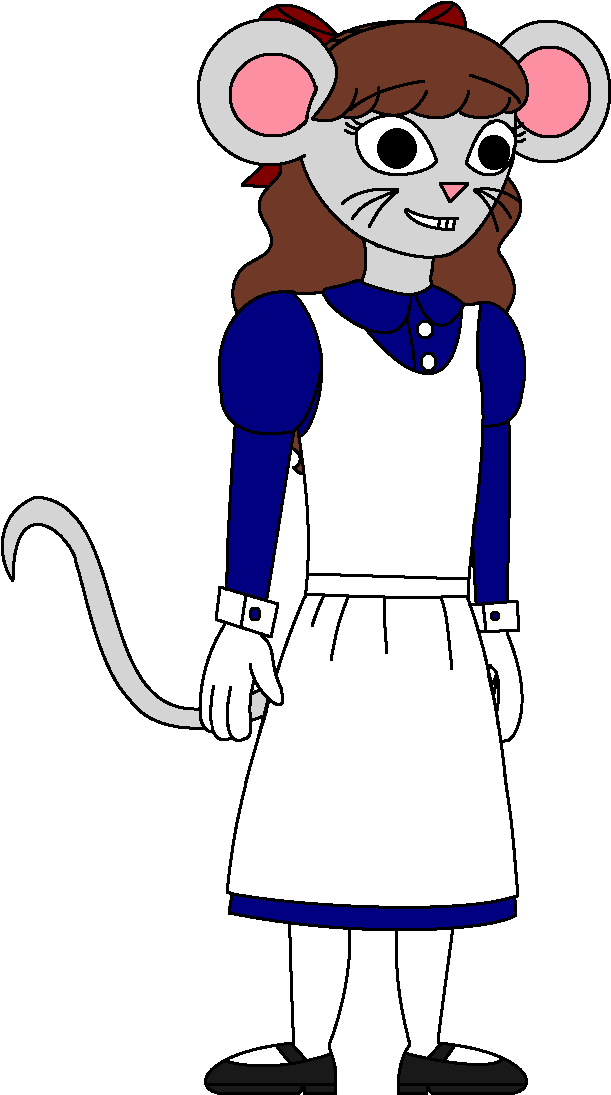 Mimi Mouse As Sara Crewe Mouse In School Uniform By - Mimi Mouse As Sara Crewe Mouse In School Uniform By (672x1165)