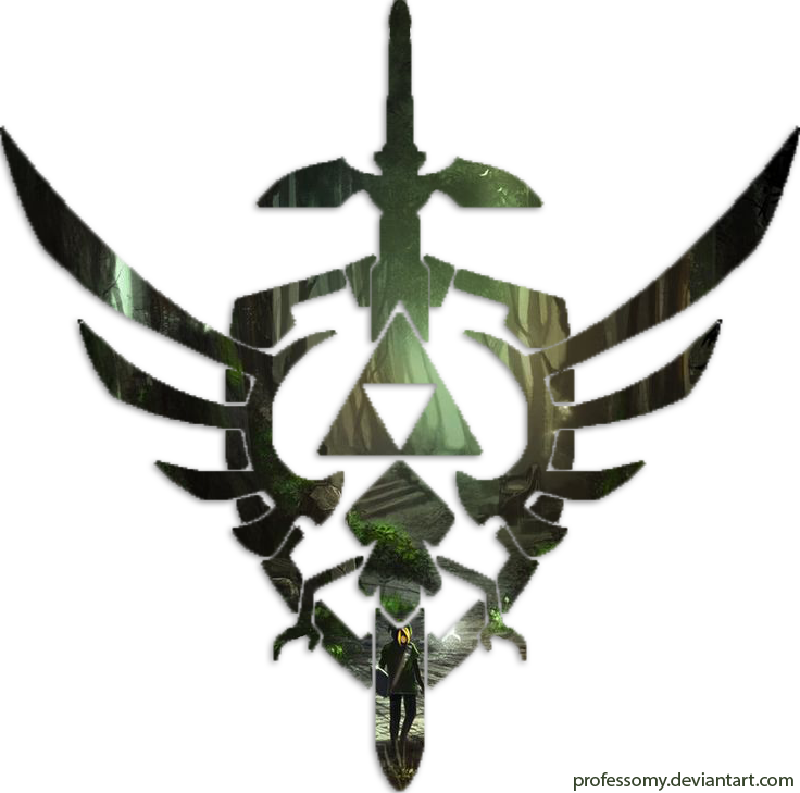 Legend Of Zelda - Legend Of Zelda Hylian Crest (736x729)