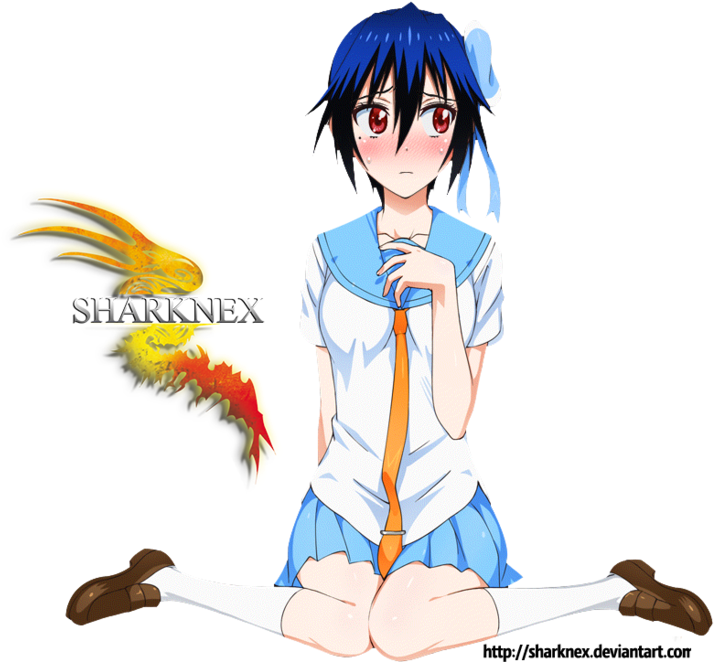 Nisekoi Tsugumi School Uniform 3 Render By Sharknex - Nisekoi (880x907)