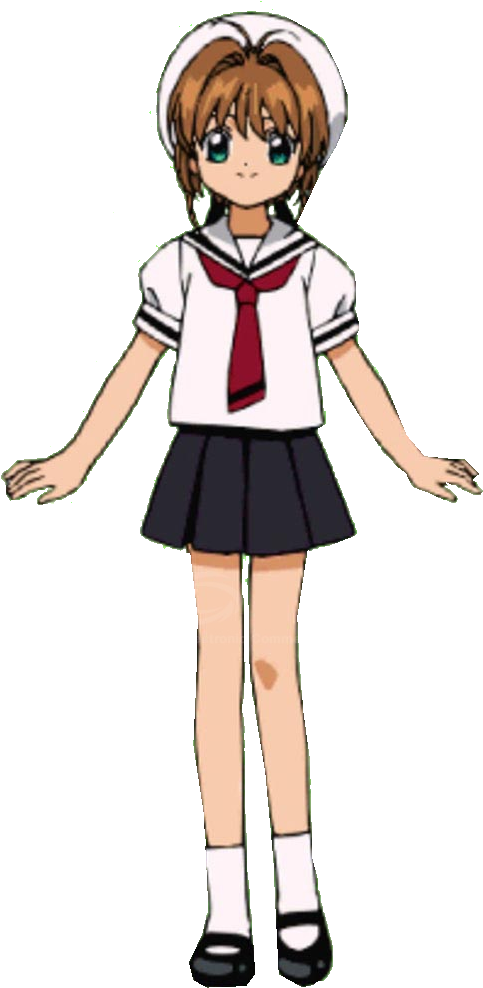 Sakura Kinomoto Summer Uniform Rendered By Alerkina2 - Cardcaptor Sakura School Uniform Cosplay (604x1024)
