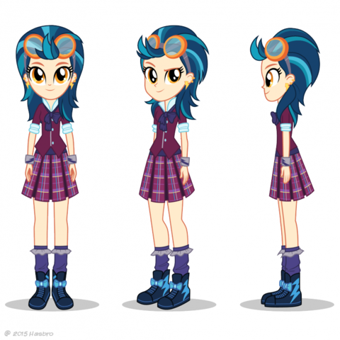 Friendship Games Indigo Zap Turnaround Art - My Little Pony: Equestria Girls (480x480)