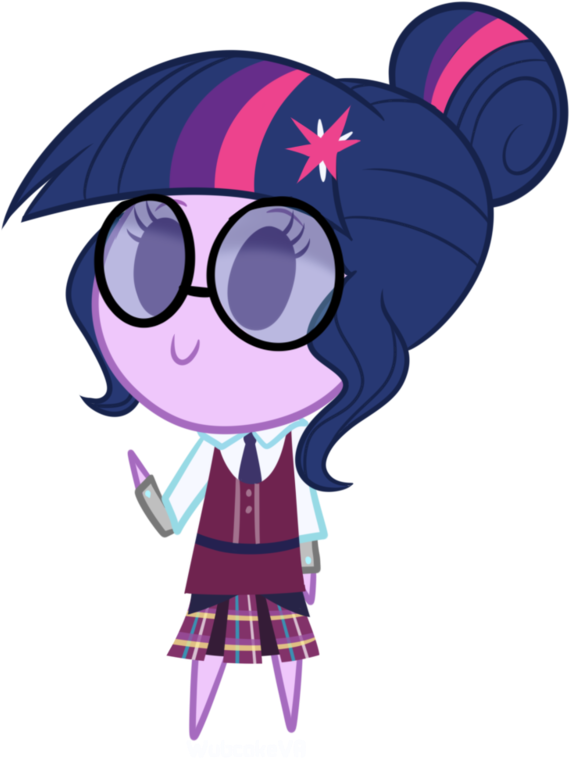 Wubcakeva, Chibi, Clothes, Crystal Prep Academy Uniform, - Chibi (800x800)