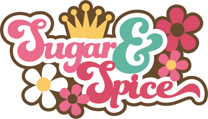 Sugar & Spice Svg Scrapbook Title Girl Svg Scrapbook - Cute Titles For Girls (706x403)