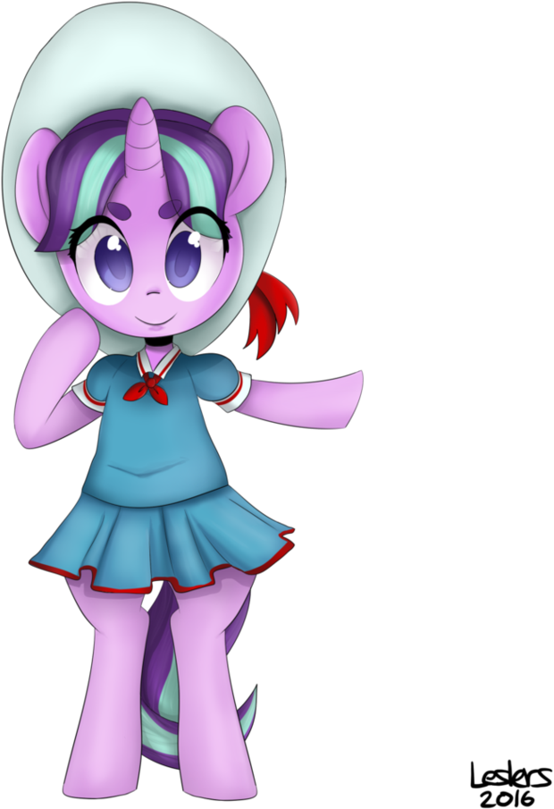 Young Starlight Glimmer Uniform By Leslers - Starlight Glimmer Filly (852x937)