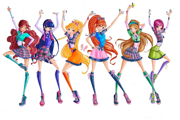 Winx Season 7-uniform Png By Bloomyreal02 - Winx Club (600x400)