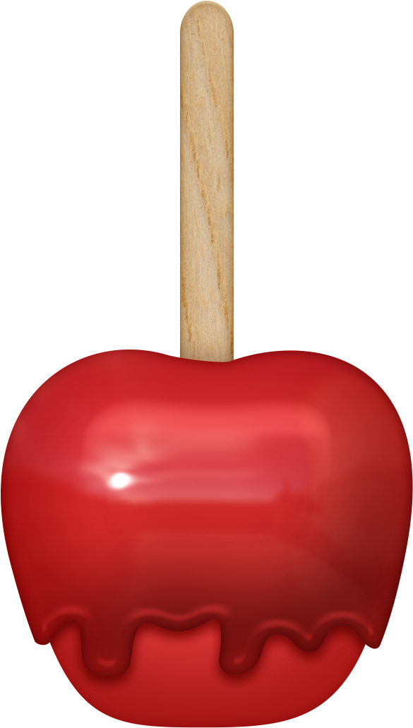 Festa Junina - Candy Apple Clipart (594x1040)