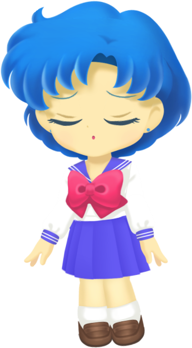 Sailor Moon Drops - Sailor Mercury (413x724)