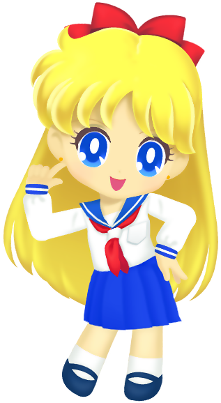 Sailor Moon Drops - Sailor Venus (413x584)