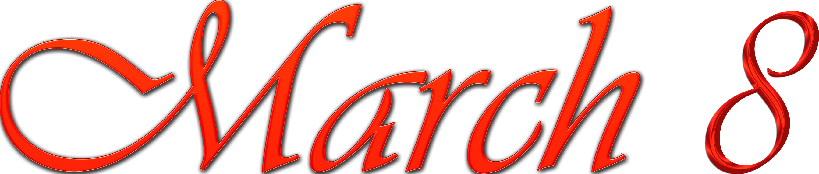 Transparent 8 March Womens Day Background Png Image - Magrass (2688x572)