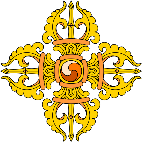 The Crossed Dorje - Vajra Buddhism (500x500)