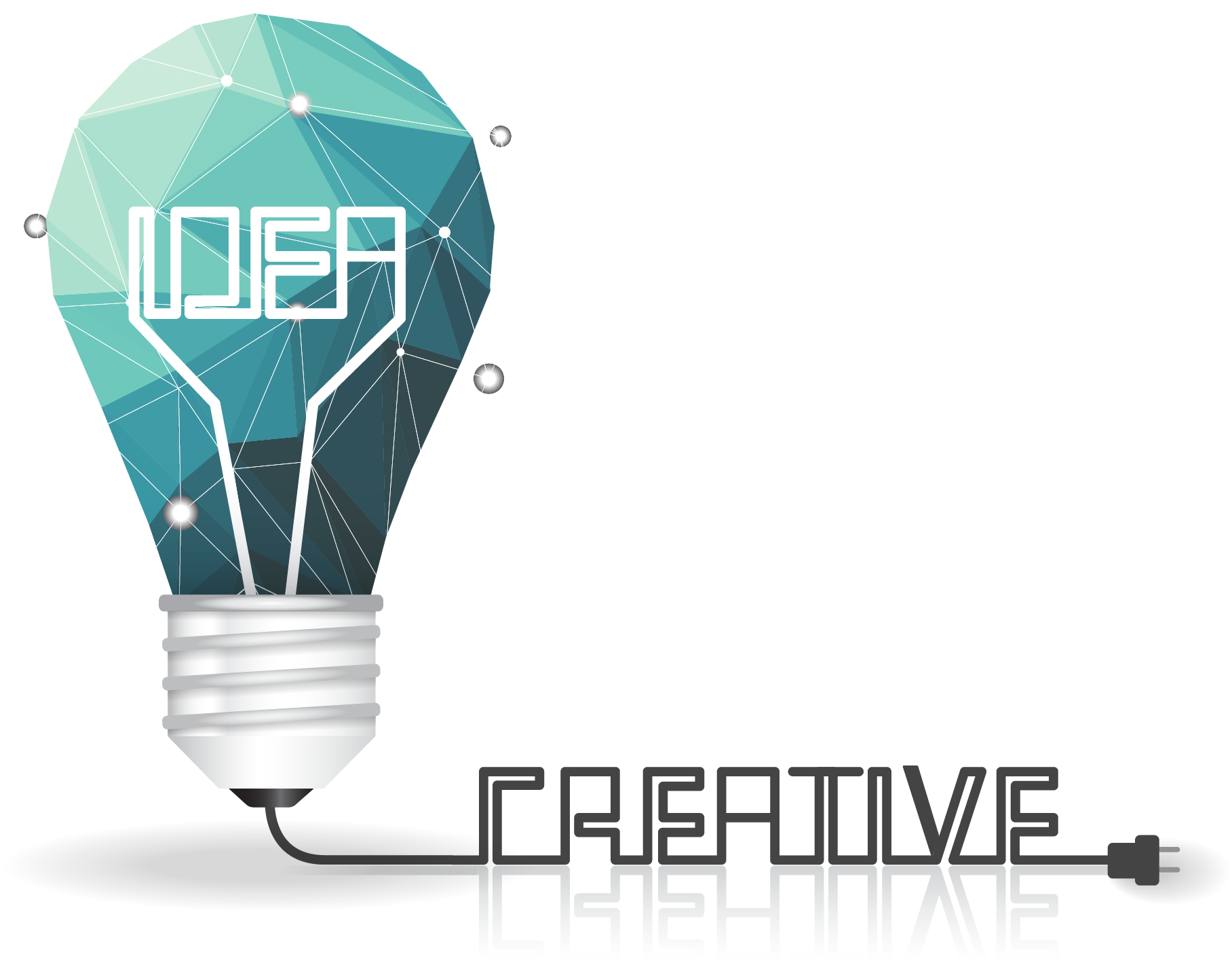 Incandescent Light Bulb Geometry Creativity - Lightbulb Geometry (1816x1422)