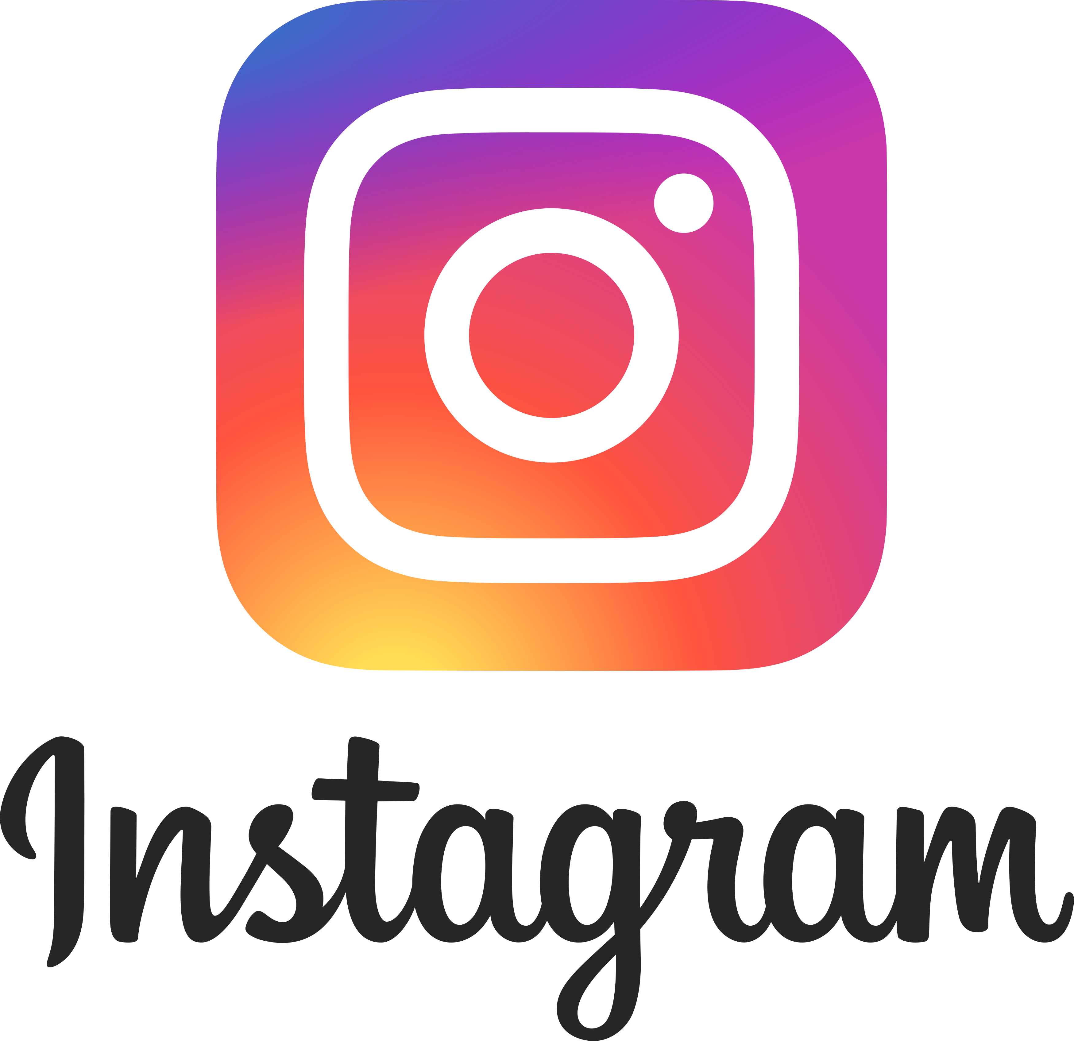 See Me For Ideas Of Things To Post - Logo Instagram Png (3500x3393)