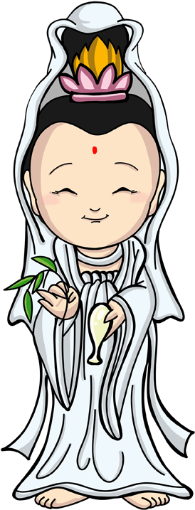 觀音菩薩 - Guānyīn Púsà - Gautama Buddha (595x842)