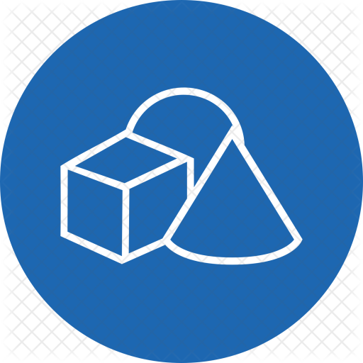 Circle, Shape, Design, Cylinder, Round, Geometry Icon - Geometry Icon (512x512)