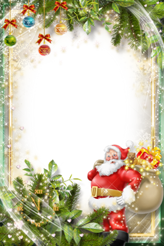 Christmas And New Year Frames Screenshot 5 - Cartão De Natal Moldura (320x480)