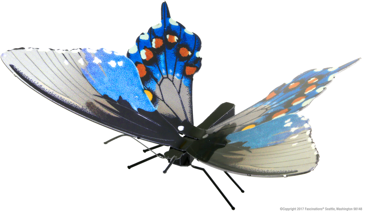 Metal Earth 3d Laser Cut Model Kit Butterfly - Fascinations Metal Earth Butterflies 3d Metal Model (1200x694)