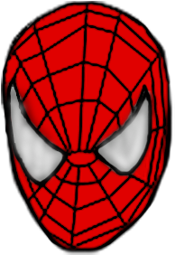 Spider-man Mask Png Background Image - Spiderman Mask Png (480x297)