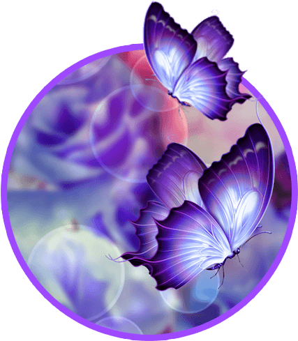 Butterfly Flower 3d Live Wallpaper - Flutter #2 Butterfly Cross Stitch Pattern (512x512)