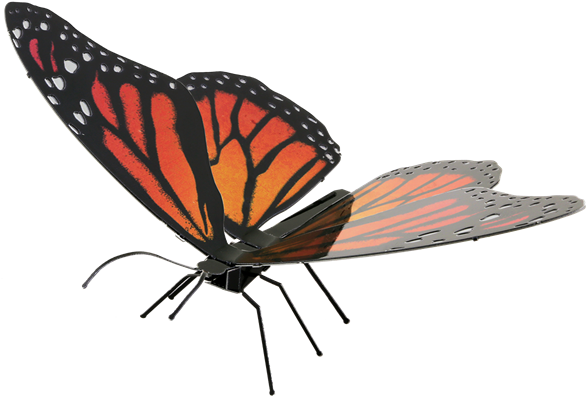 Metal Earth Butterflies - Metal Earth Butterfly (600x600)