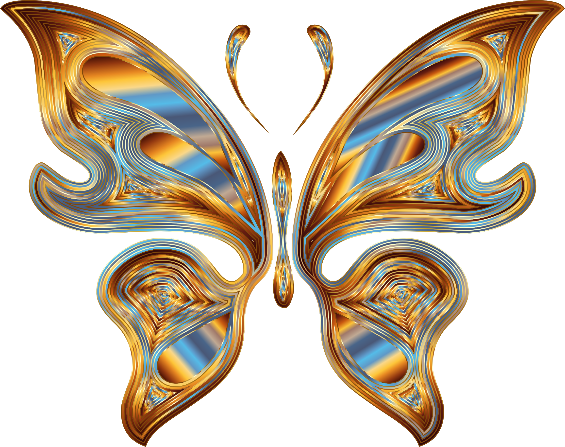 Butterfly 13 Variation 3 No Background - Monarch Butterfly Drawing No Backgraound (2294x1814)