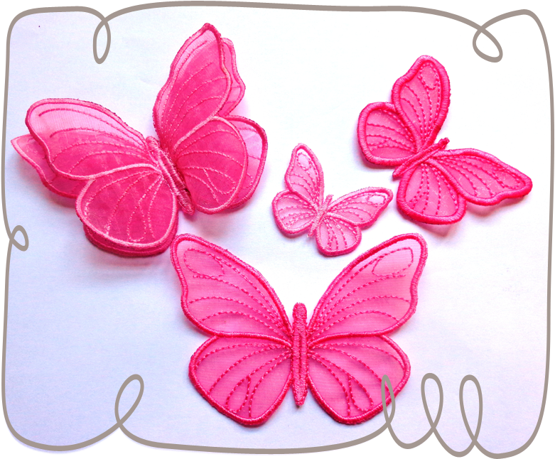 3d Butterfly 4 Sizes Project - 3d Butterfly Project (800x800)