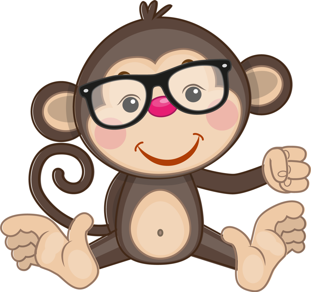 Dibujos Para Imprimirimagenes Coloresdulces - Monkey Holding Balloon Cartoon (1024x963)