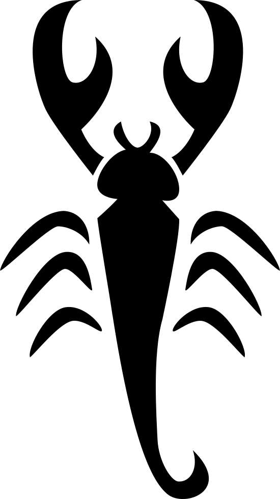Scorpio Clipart Svg - Scorpio (550x980)