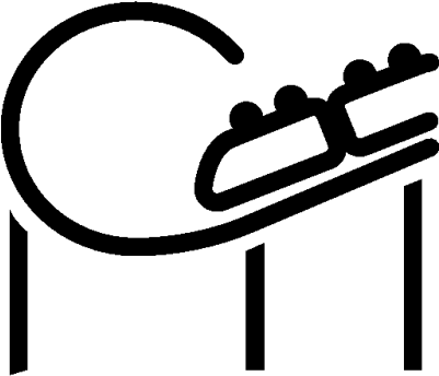 Roller Coaster Transparent Images Png Images - Roller Coaster Vector Icon (400x400)