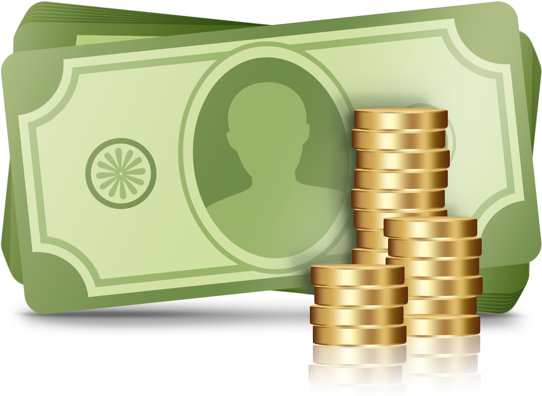 Cash Clipart Transparent - Top Individual Tax Deductions 2017: The Beginner's (1125x809)