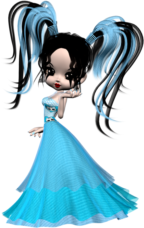 Anime Dollsclip Artcookiespaper Dollsfashion Dollsbaby - Doll (502x800)